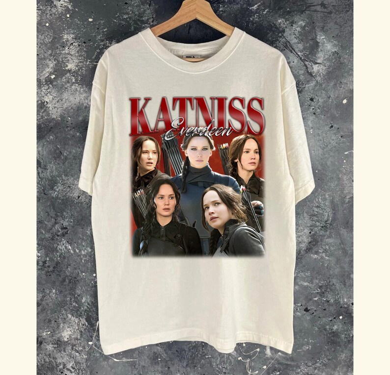 T-Shirt Hunger Games Katniss Everdeen - Licence Officielle - Coupe Classique, Manches Courtes - 3