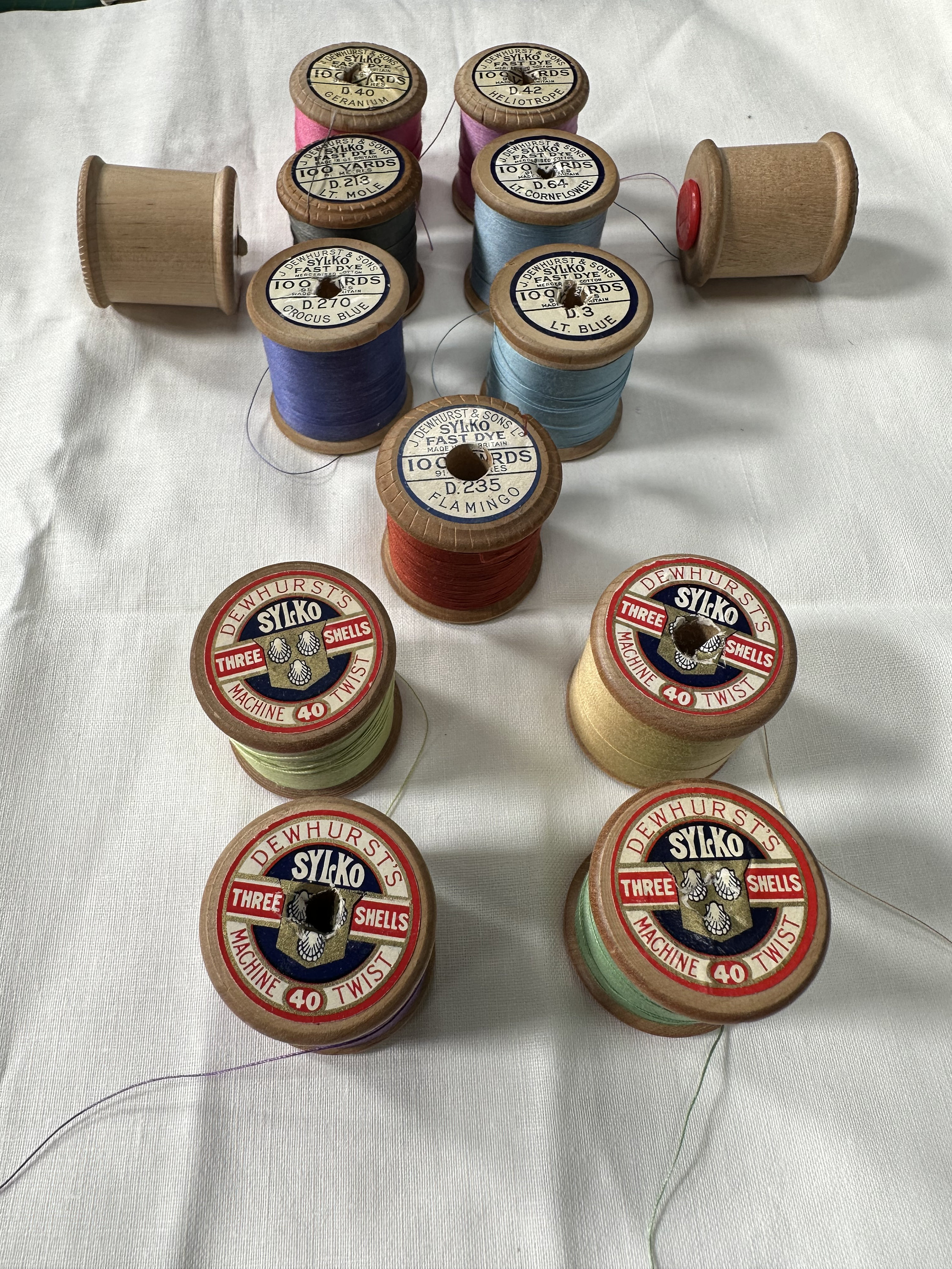 Necklace Making with Vintage Wooden Spools