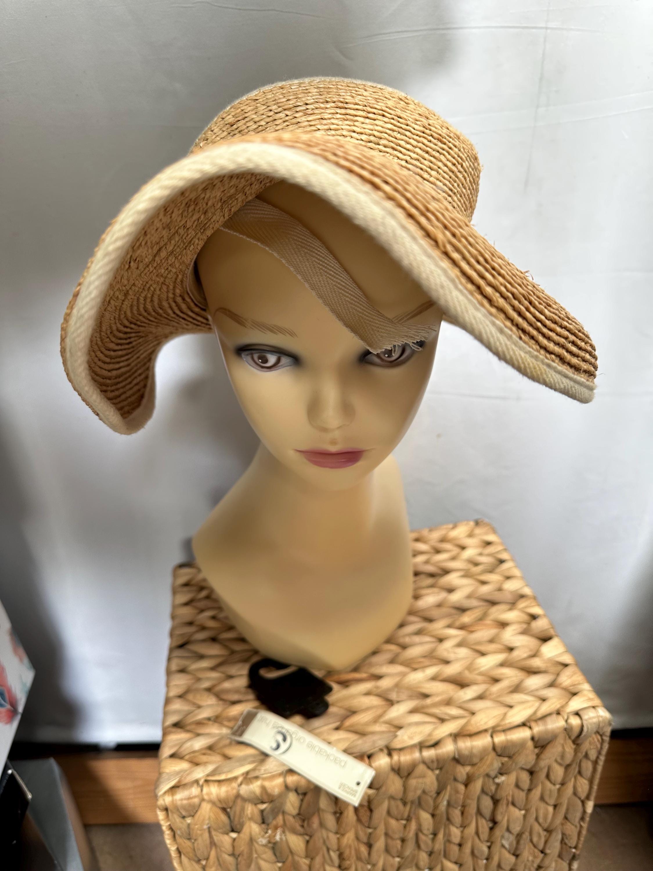 VINTAGE Rare 1980s Helen Kaminski Safari Fedora Straw Hat - Made in Australia s-l1200.png main image 2