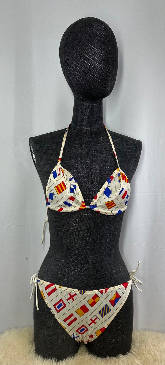Vintage Bikini by SAMA Made in Italy 1970, String… - image 1