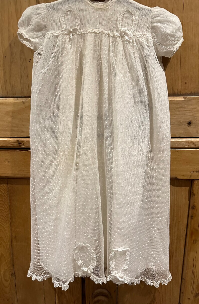 Vintage Baby Christening Gown by Lauris 1960s Etsy