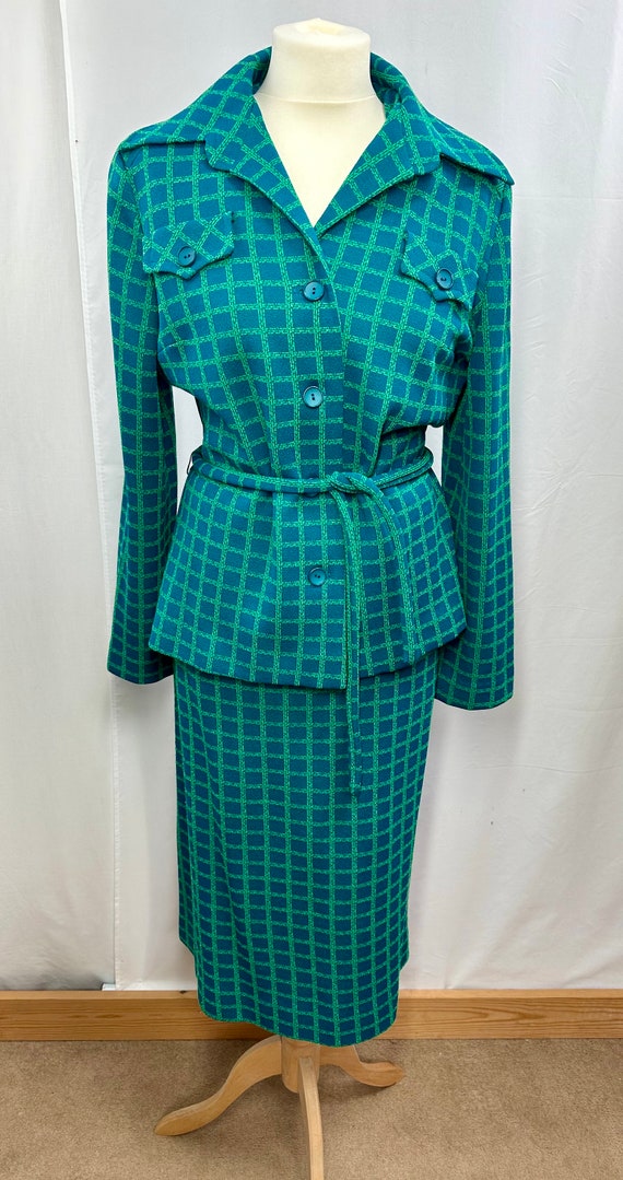 Ladies Vintage Skirt Suit by English  Lady Size 16