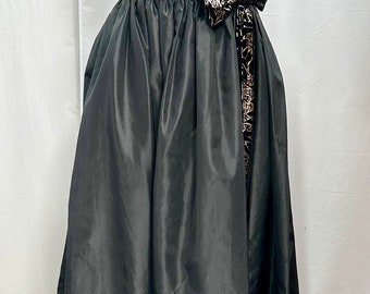 Vintage Evenings by Ceremonia Special Event, Evening, Party, Cocktail Long Gown/Dress. 1980’s Size 14 Gold Black