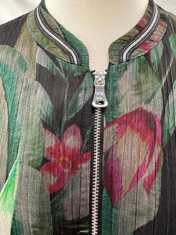 Vintage Gerry Webber Floral Soft Bomber Jacket - image 5