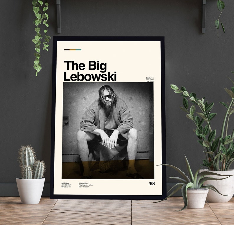 The Big Lebowski Movie Poster the Big Lebowski Print - Etsy
