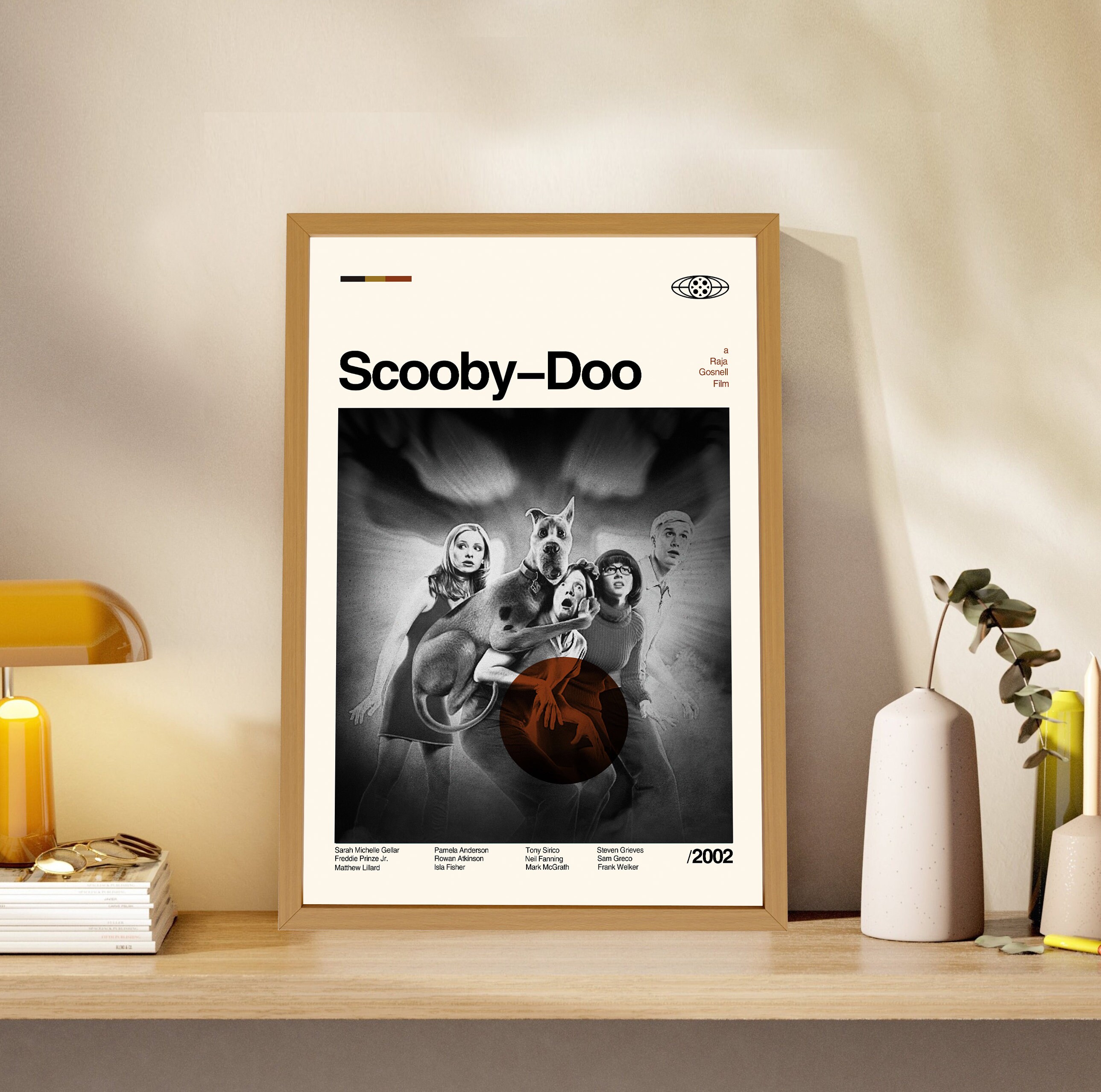 Scooby Doo Poster, Scooby Doo Print, Minimalist Movie, Vintage Retro, Abtract Poster, Aesthetic ...