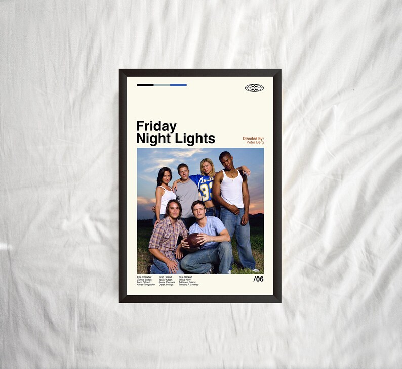 Friday Night Lights Poster, Friday Night Lights Movie, Custom Poster