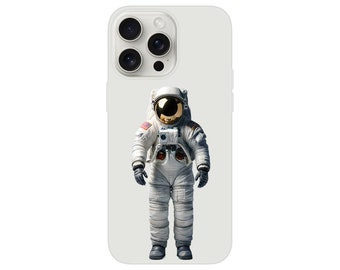 Flexible case for the Apple I15 series. Astronaut print