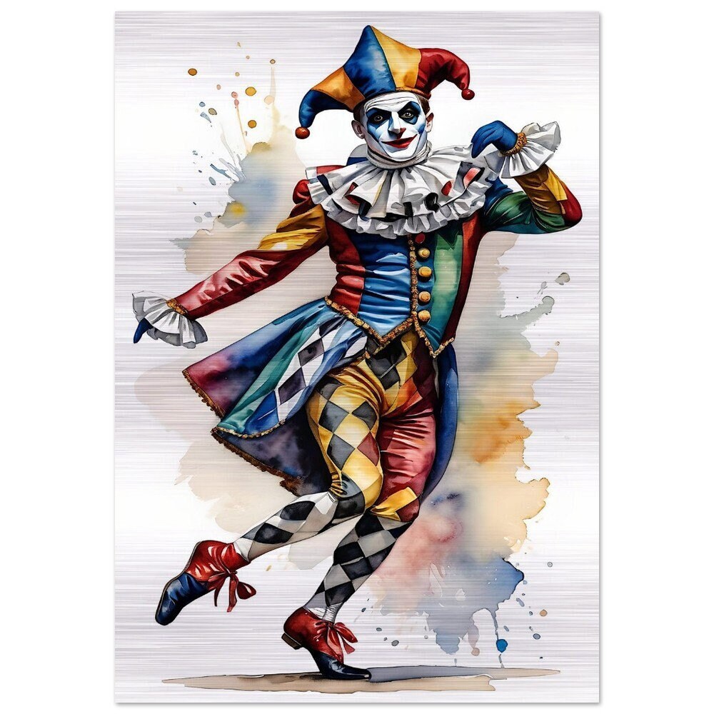 Mardi Gras Court Bouffon Joker Carnaval Adulte Homme Arlequin Costume SM-XL  Nouveau 