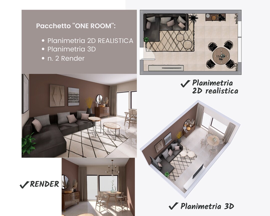 ''ONE ROOM'' PACKAGE - Etsy