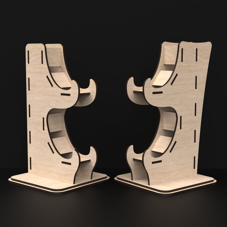 Game Controller Stands made from our Svg Laser Cutting Files Digital Download.