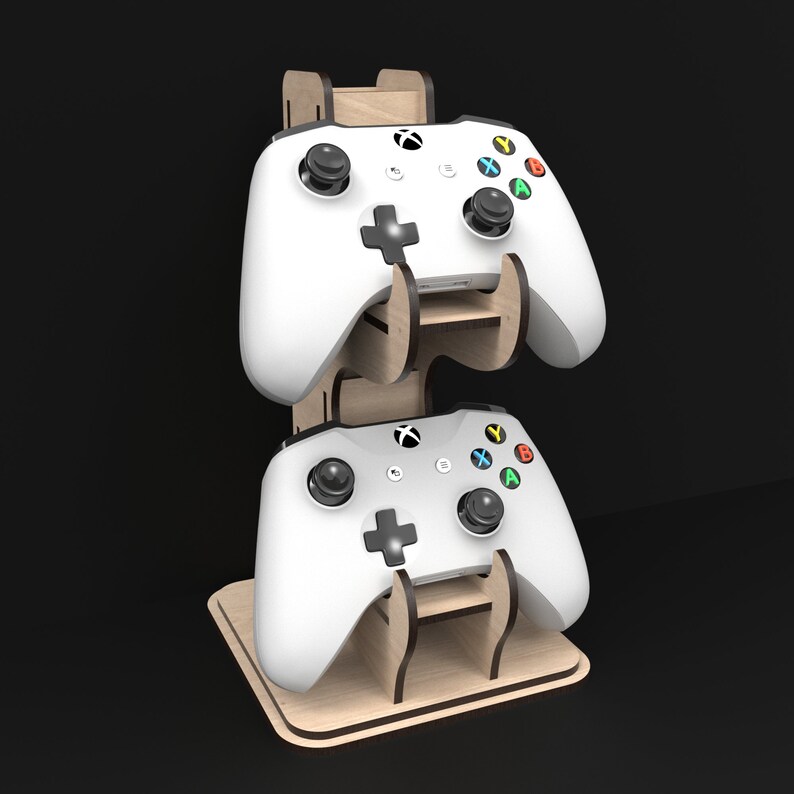 Game Controller Stands made from our Svg Laser Cutting Files Digital Download.