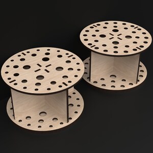 Paint Brush Holder, Makeup Brush Holder, Pen Holder & Pencil Holders made from our svg laser cutting files digital download.