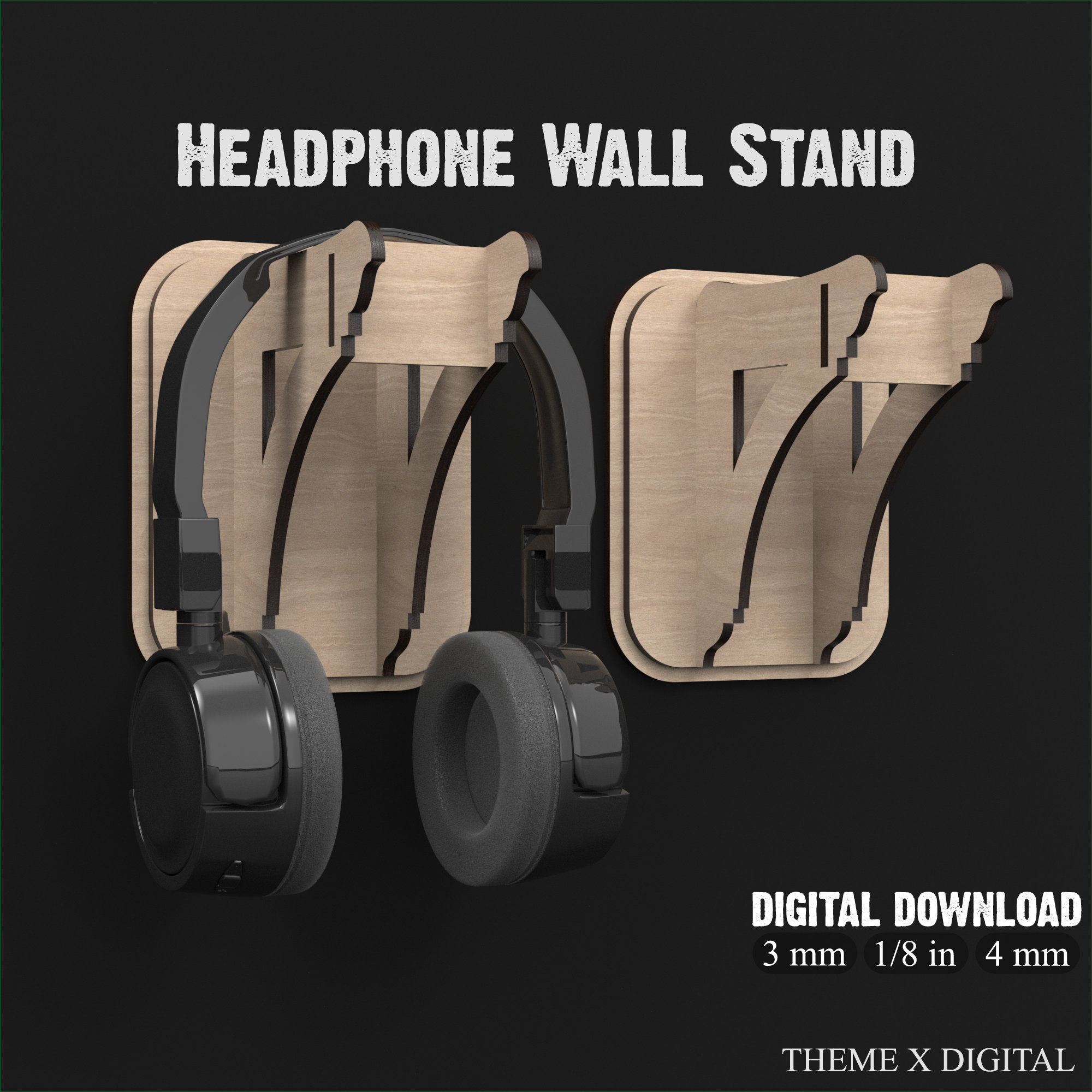 Headphone Stand Svg