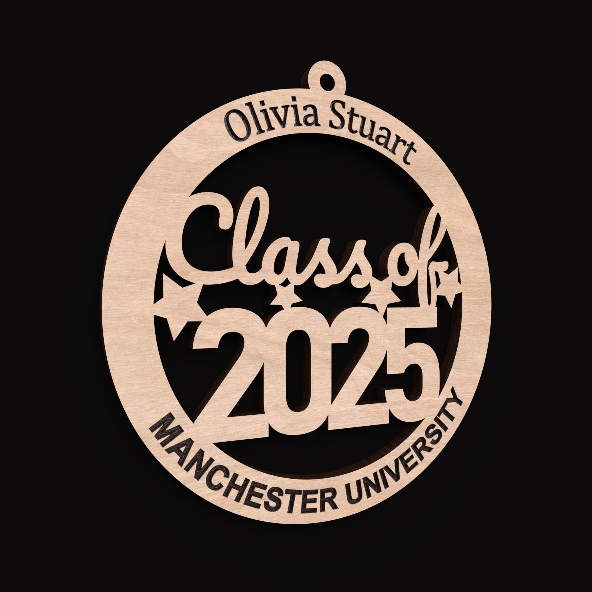 NEW UPDATED* Class of 2026 Graduation Ornament SVG Laser Cutting Files ...