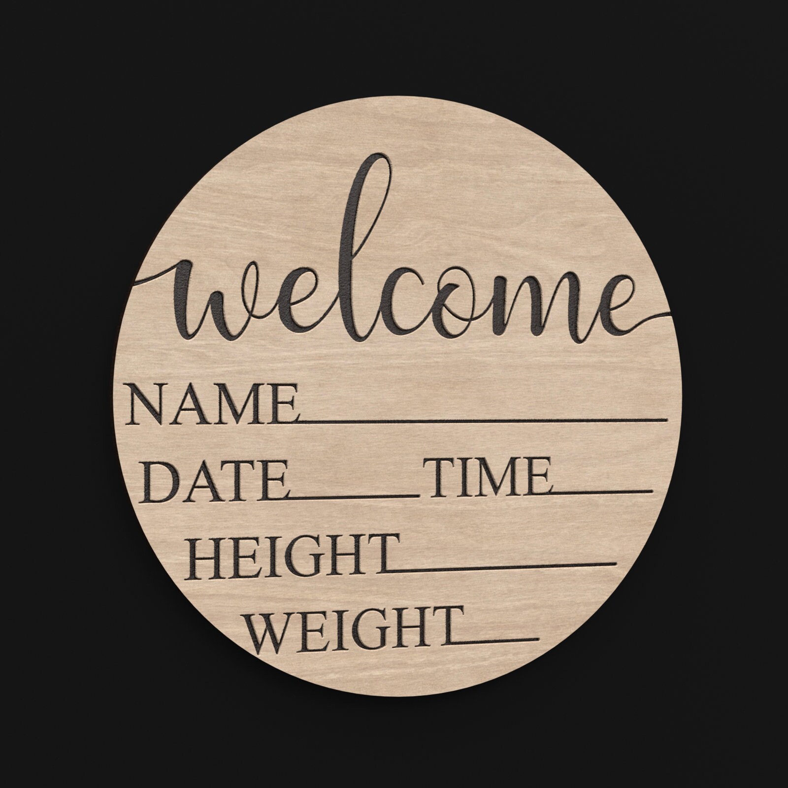 Baby Monthly Milestone Discs Svg Laser Cutting Files - Baby Milestone ...