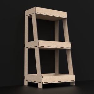 2 Indoor Plant Stand Svg Laser Cutting Files - Wood Plant Stand / Plant ...