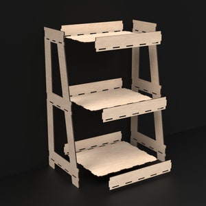 2 Indoor Plant Stand Svg Laser Cutting Files - Wood Plant Stand / Plant ...