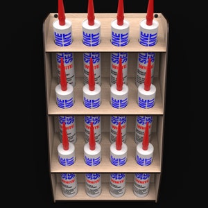 Silicone & Caulk Tube Holder Storage Rack Svg Laser Cutting Files ...