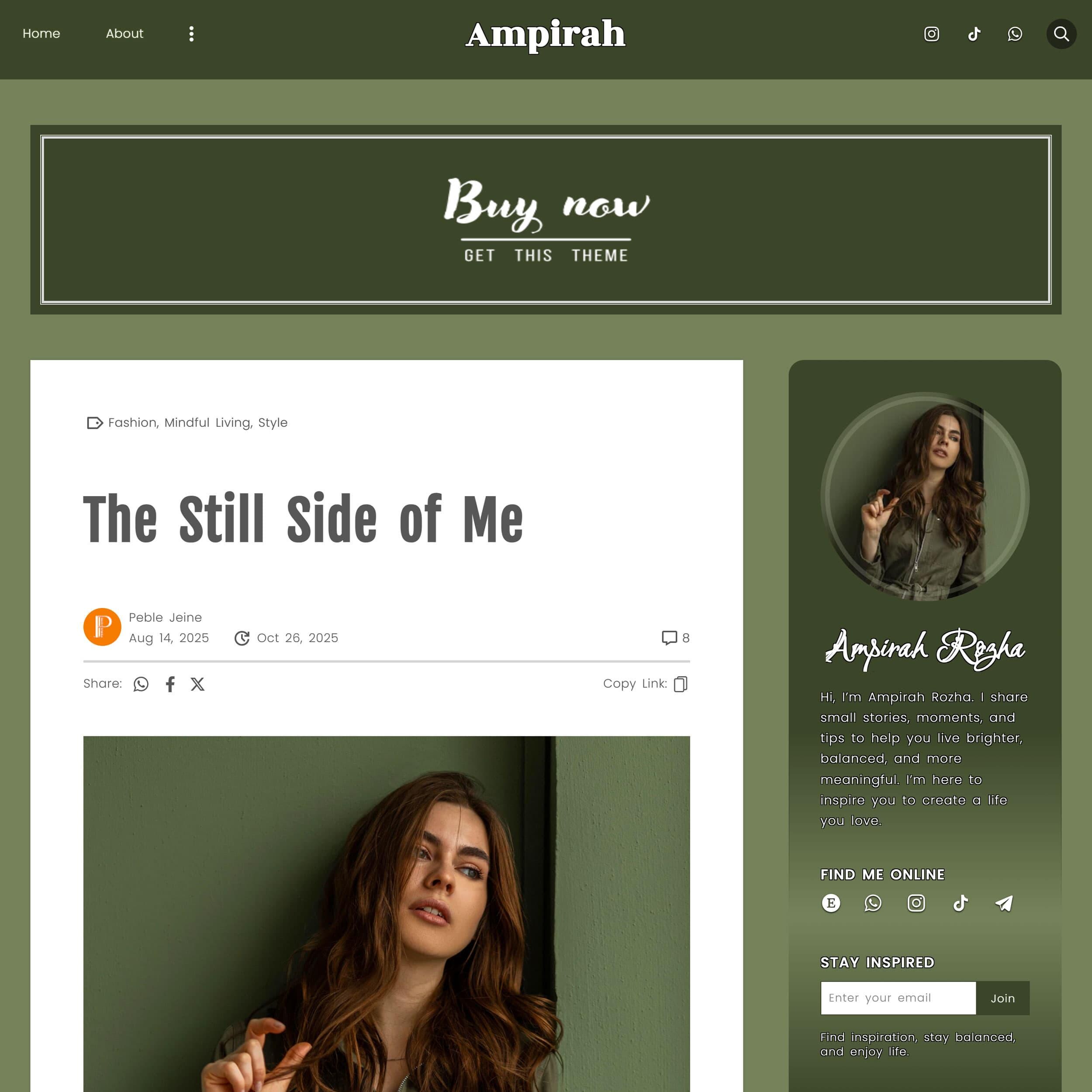 Simple Blogspot Template: Responsive Blogger Theme for Minimal & Clean ...