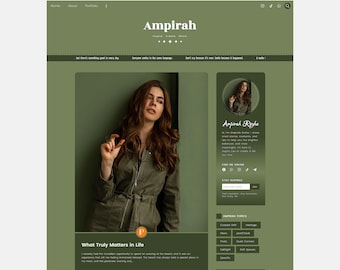 Simple Blogspot Template: Responsive Blogger Theme for Minimal & Clean Layout Blogs