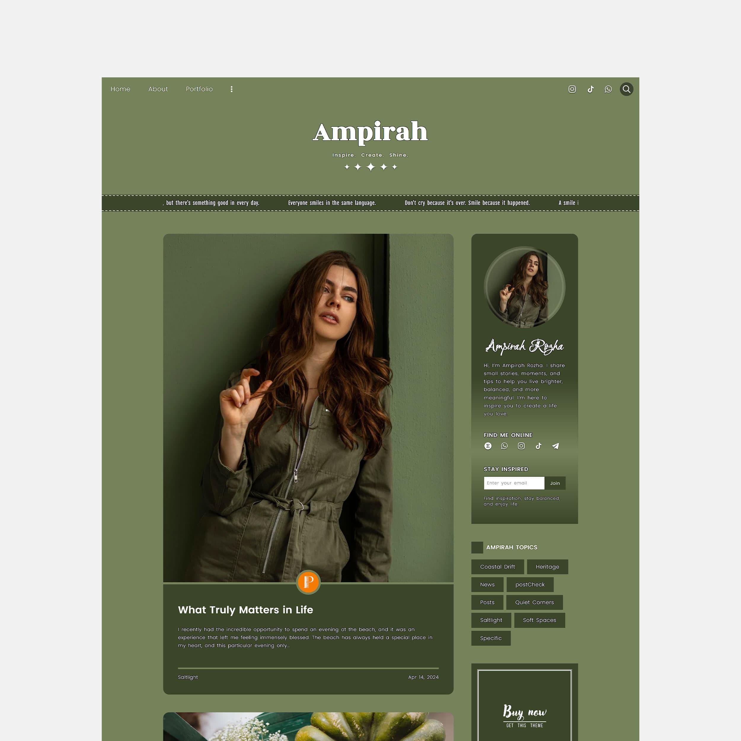 Simple Blogspot Template: Responsive Blogger Theme for Minimal & Clean ...