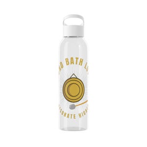 Sound Bath Lover Bohemian Water Bottle - Eco-Friendly Drinkware for Yoga, Hiking, Wellness, Meditation, Gifts