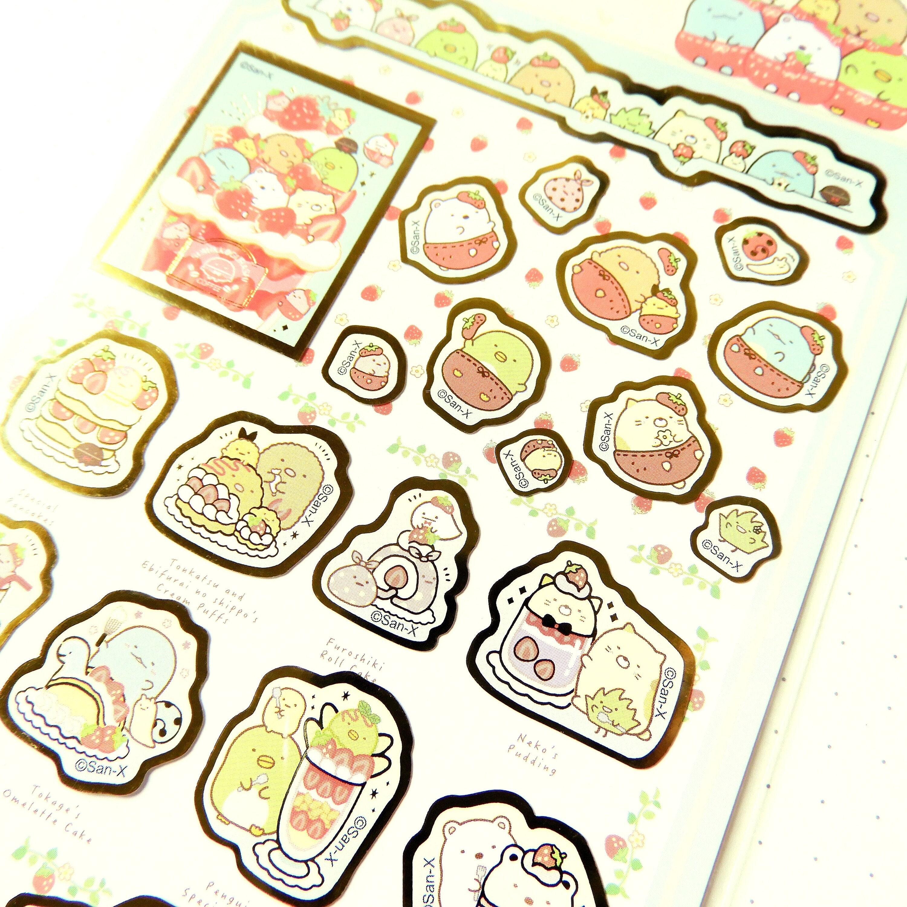 San-X Sumikko Gurashi Things in The Corner Sushi House Puffy Stickers (A)