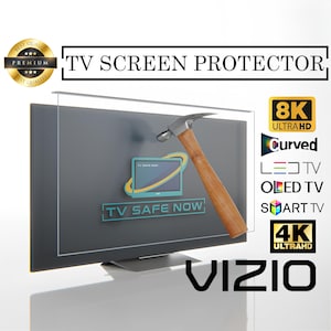 TV Screen Protector for Vizio TVs, Special Dimensions for All Models, Damage Protection and Waterproof, TV Screen Protector