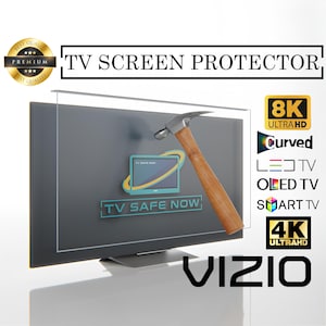 TV Screen Protector for Vizio TVs, Special Dimensions for All Models, Damage Protection and Waterproof, Scratch and Impact Resistant