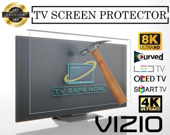 TV Displayschutzfolie für Vizio Fernseher, Spezielle Maße für Alle Modelle, Schutz vor Beschädigungen und Wasserdicht, TV Displayschutzfolie