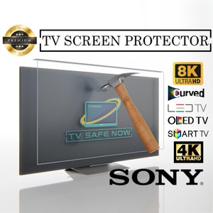 TV Screen Protector for Sony TVs, Special Dimensions for All Models, Damage Protection and Waterproof, Scratch and Impact Resistant