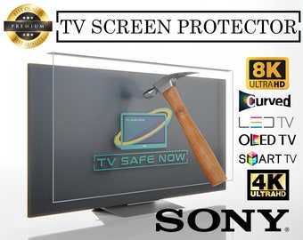 TV Screen Protector for Sony TVs, Special Dimensions for All Models, Damage Protection and Waterproof, TV Screen Protector