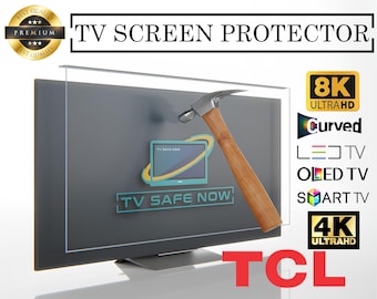 TV Screen Protector for TCL TVs, Special Dimensions for All Models, Damage Protection and Waterproof, TV Screen Protector