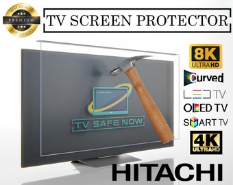 TV Screen Protector for Hitachi TVs, Special Dimensions for All Models, Damage Protection and Waterproof, TV Screen Protector