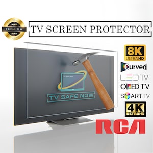 TV Screen Protector for Rca TVs, Special Dimensions for All Models, Damage Protection and Waterproof, Scratch and Impact Resistant