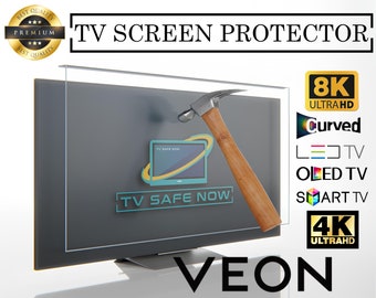 TV Screen Protector for Veon TVs, Special Dimensions for All Models, Damage Protection and Waterproof, TV Screen Protector