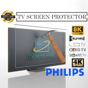 TV Screen Protector for Philips TVs, Special Dimensions for All Models, Damage Protection and Waterproof, Scratch and Impact Resistant