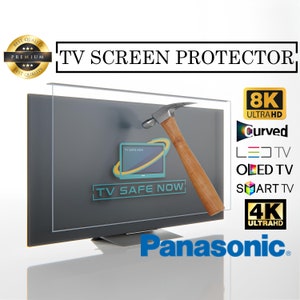 TV Screen Protector for Panasonic TVs, Special Dimensions for All Models, Damage Protection and Waterproof, Scratch and Impact Resistant