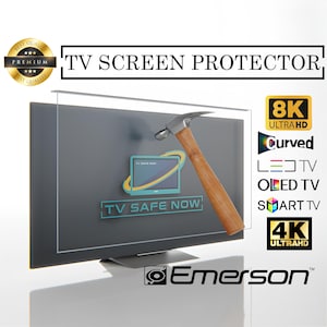 TV Screen Protector for Emerson TVs, Special Dimensions for All Models, Damage Protection and Waterproof, TV Screen Protector image 1