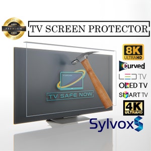TV Screen Protector for Sylvox TVs, Special Dimensions for All Models, Damage Protection and Waterproof, Scratch and Impact Resistant