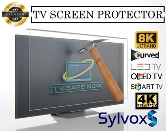 TV Screen Protector for Sylvox Outdoor TVs, Special Dimensions for All Models, Damage Protection and Waterproof, TV Screen Protector
