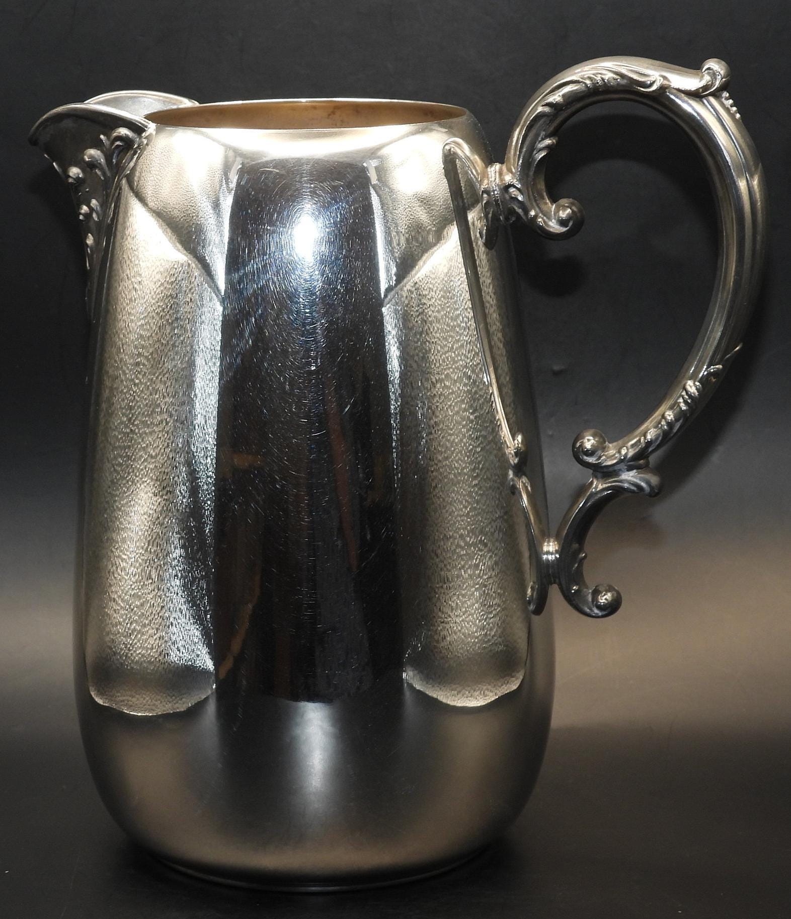 シルバープレート SILVER PLATE ポット シェフィールドのアンティークポット、最上級シルバープレートの