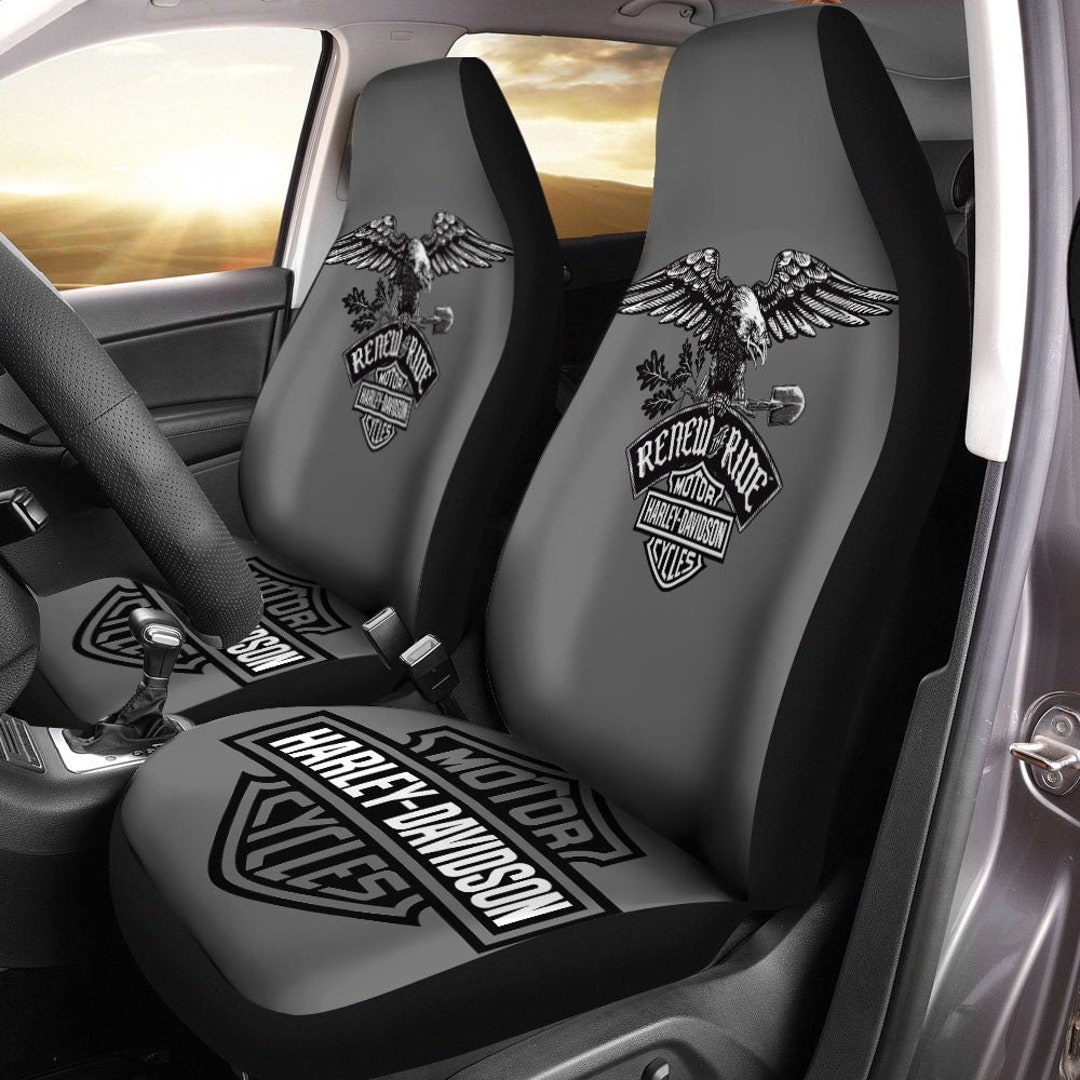Renew the Pride Harley Davidson Car Seat Cover 1 1 Pair Etsy