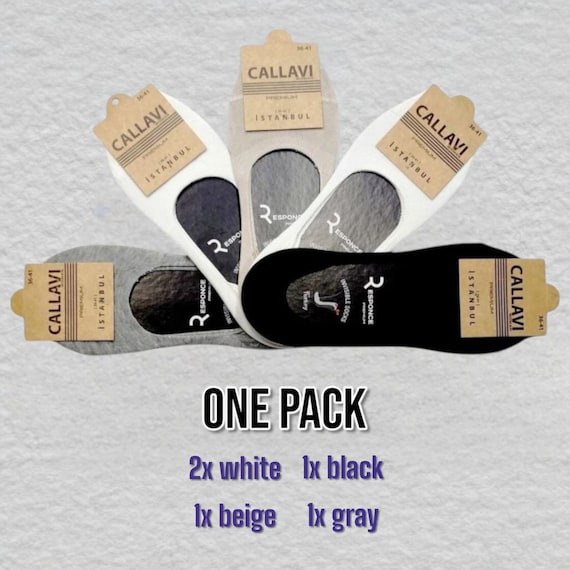 Cotton No Show Socks: Non-Slip Invisible Socks for Women