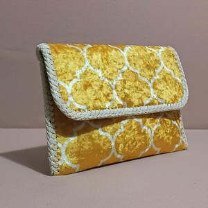 Yellow Clutch Bag, Clutch Purse, Ikat Clutch Bag, Clutch Bag Evening ...