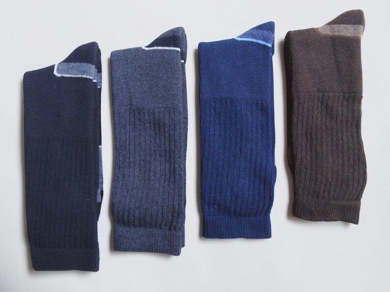 Charcoal Wool Blend Outdoor Hiking Warm Boot Socks, Thermal Survival Crew for Men & Women image 13