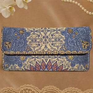 Portefeuille bohème fait main, portefeuille femme bohème en cuir ethnique, matériau naturel, style vintage, cadeau parfait, accessoires bohèmes pour femmes