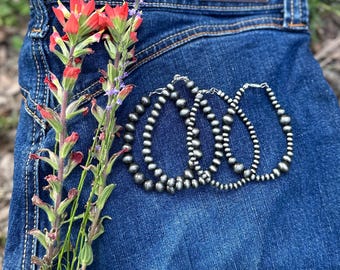 Pulseras de perlas navajo falsas