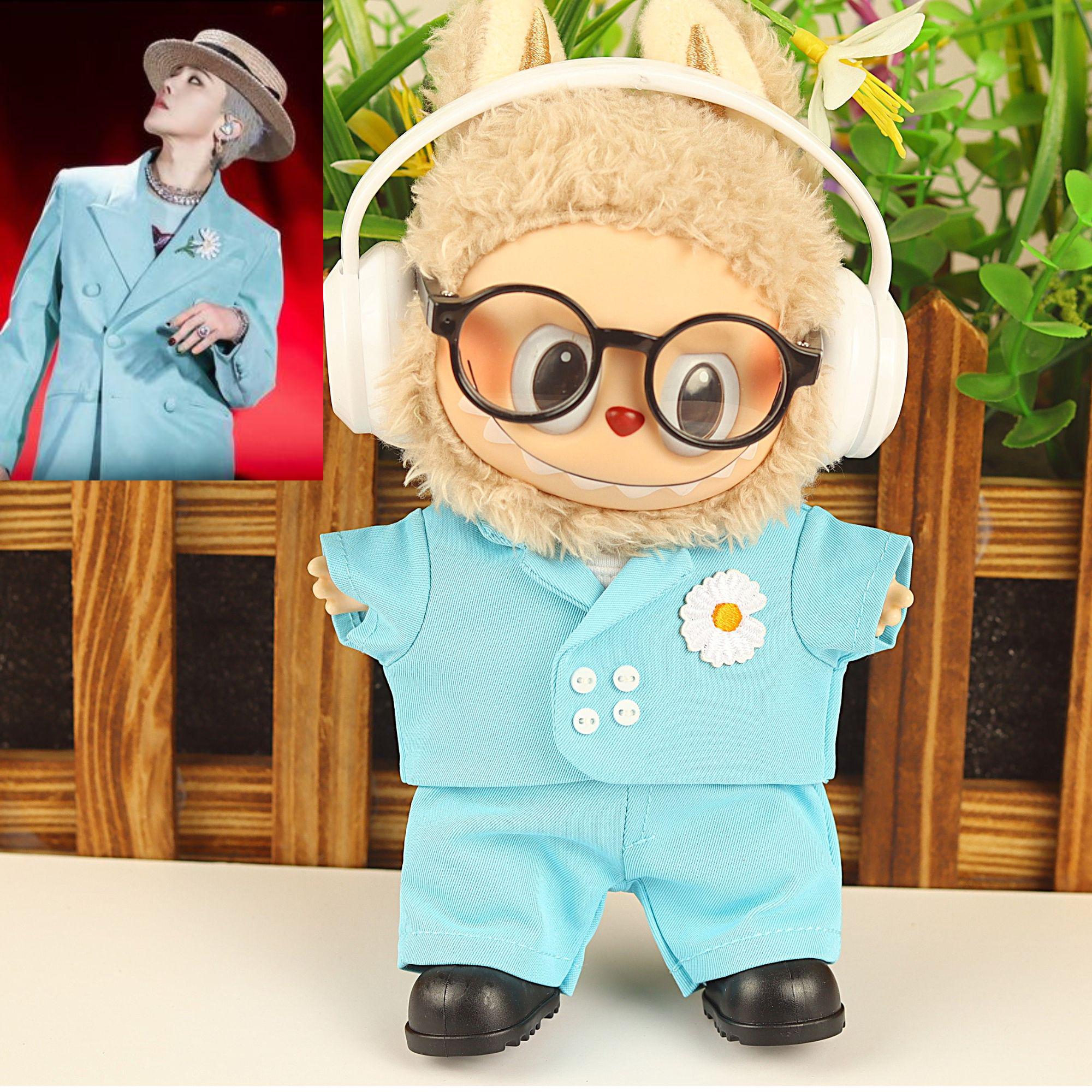 Labubu g-dragon なりきりセット Labubu服】7点セットG-DRAGON風コスチューム15〜17cm GD - メルカリ